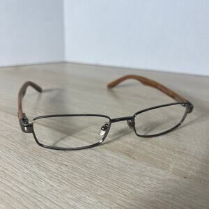 Ray-Ban RB8581 1000 Eyeglasses Gunmetal Woodgrain Titanium 52-18-140 Frames Only